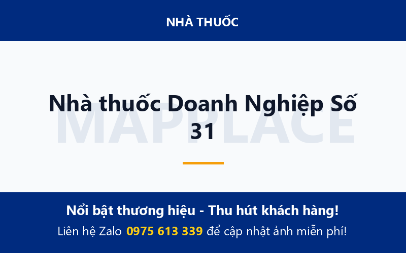Nhà thuốc Doanh Nghiệp Số 31