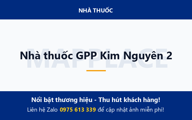 Nhà thuốc GPP Kim Nguyên 2