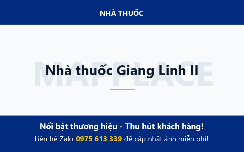 Nhà thuốc Giang Linh II