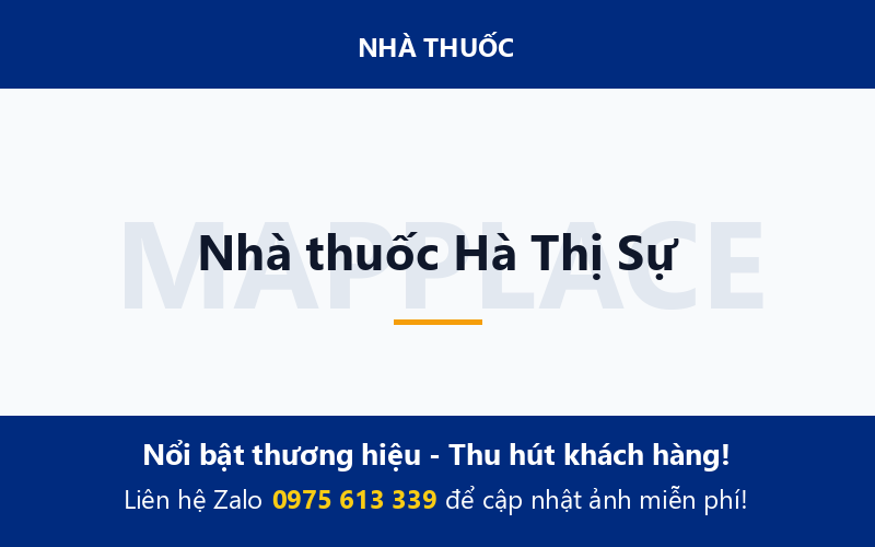 Nhà thuốc Hà Thị Sự