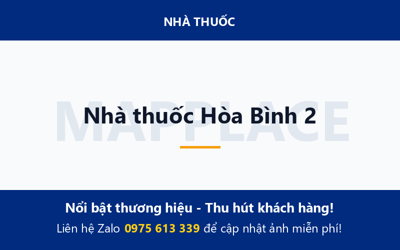 Nhà thuốc Hòa Bình 2