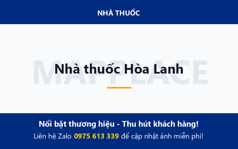 Nhà thuốc Hòa Lanh