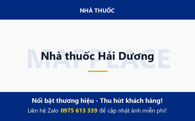 Nhà thuốc Hải Dương