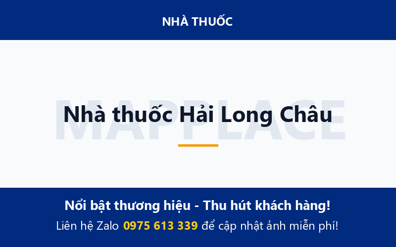 Nhà thuốc Hải Long Châu