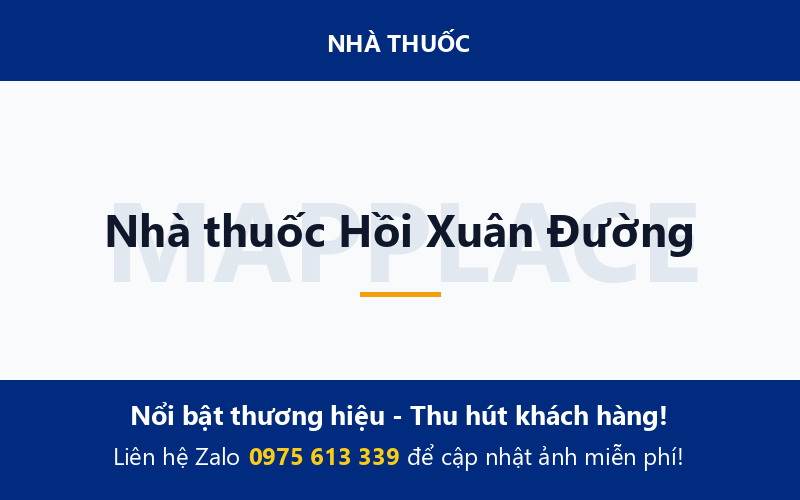 Nhà thuốc Hồi Xuân Đường