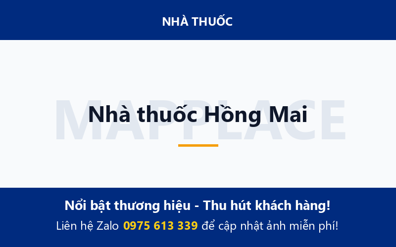 Nhà thuốc Hồng Mai