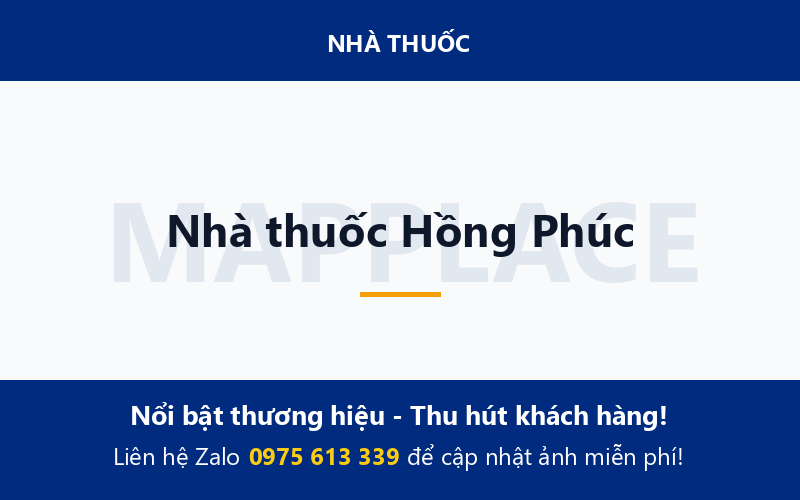 Nhà thuốc Hồng Phúc