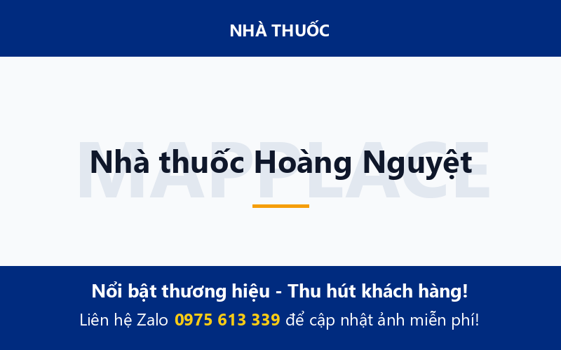 Nhà thuốc Hoàng Nguyệt