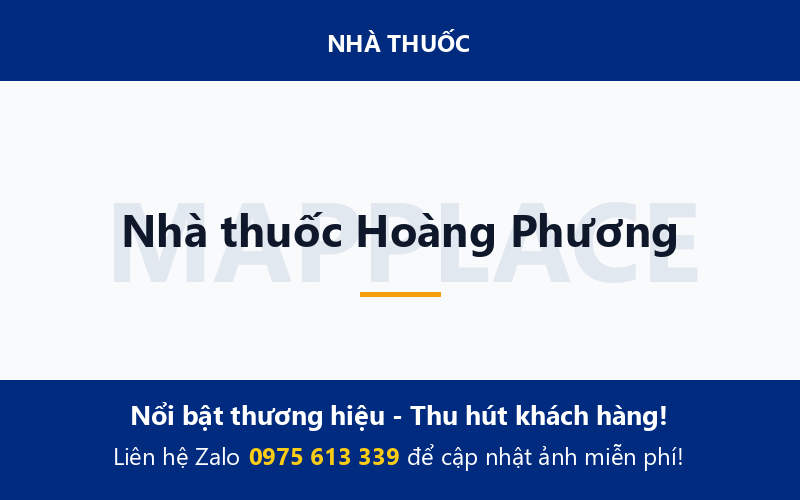 Nhà thuốc Hoàng Phương
