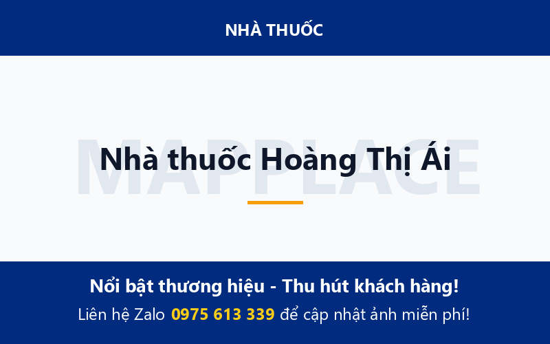 Nhà thuốc Hoàng Thị Ái