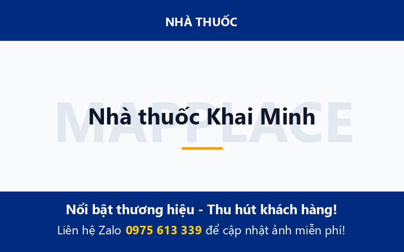 Nhà thuốc Khai Minh