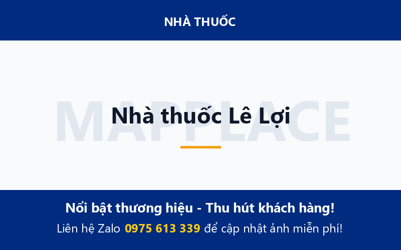 Nhà thuốc Lê Lợi