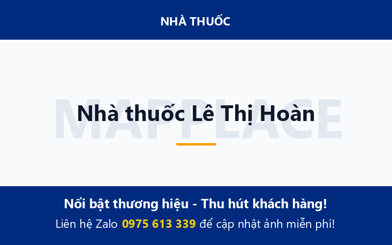 Nhà thuốc Lê Thị Hoàn