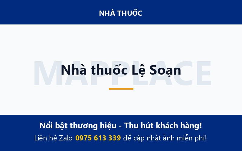 Nhà thuốc Lệ Soạn