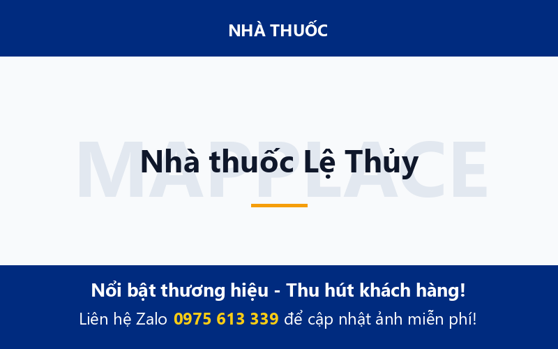 Nhà thuốc Lệ Thủy