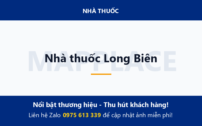 Nhà thuốc Long Biên
