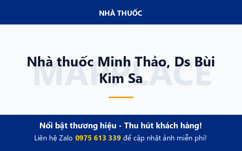 Nhà thuốc Minh Thảo, Ds Bùi Kim Sa