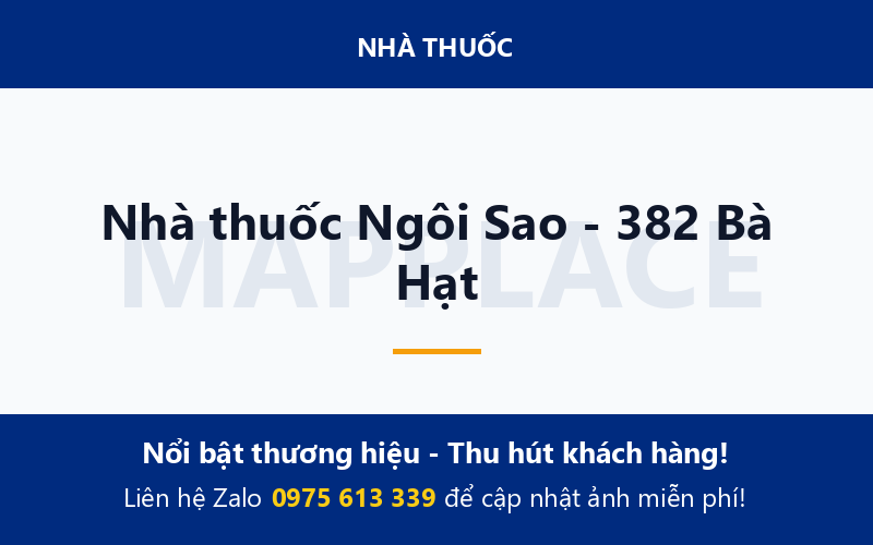Nhà thuốc Ngôi Sao - 382 Bà Hạt