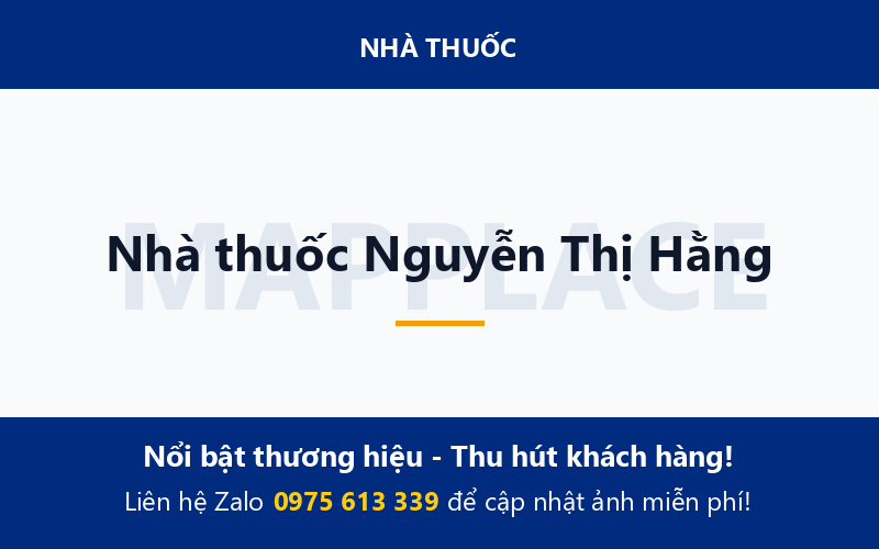 Nhà thuốc Nguyễn Thị Hằng