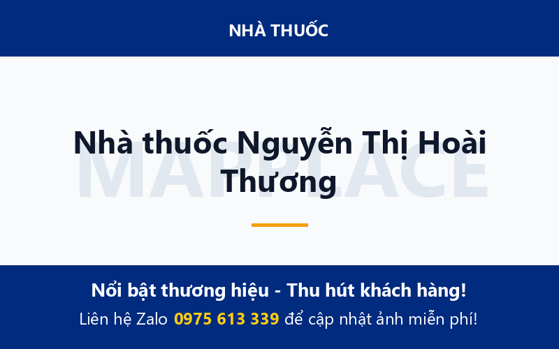 Nhà thuốc Nguyễn Thị Hoài Thương