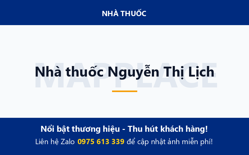 Nhà thuốc Nguyễn Thị Lịch