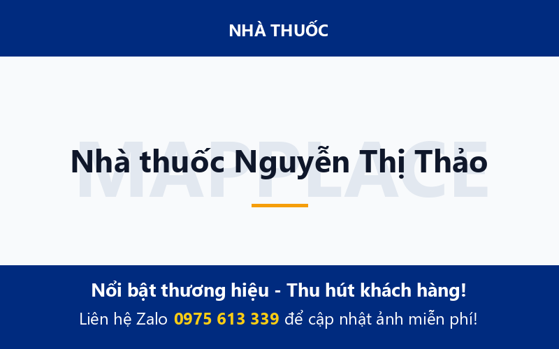 Nhà thuốc Nguyễn Thị Thảo