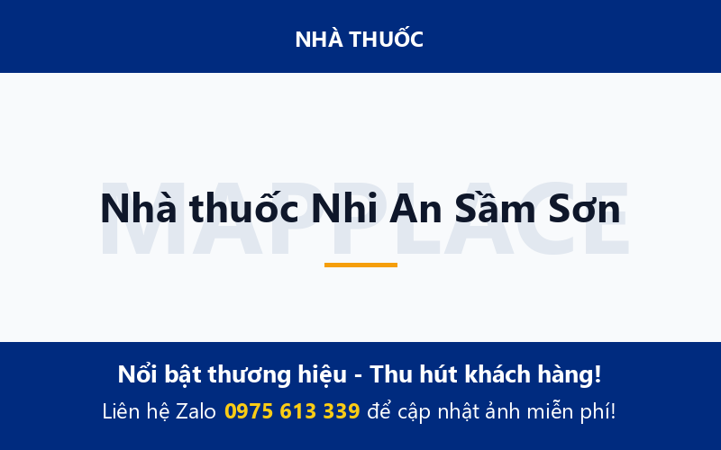 Nhà thuốc Nhi An Sầm Sơn
