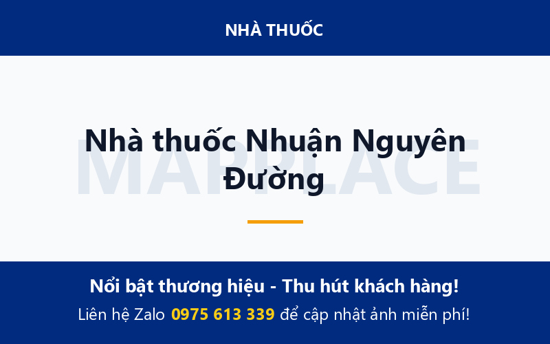 Nhà thuốc Nhuận Nguyên Đường