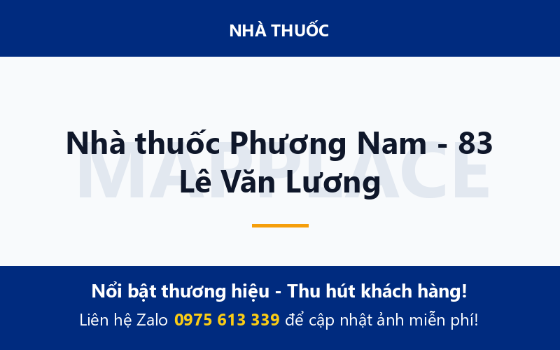 Nhà thuốc Phương Nam - 83 Lê Văn Lương