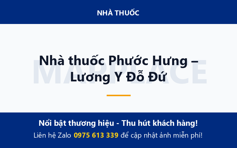 Nhà thuốc Phước Hưng – Lương Y Đỗ Đứ