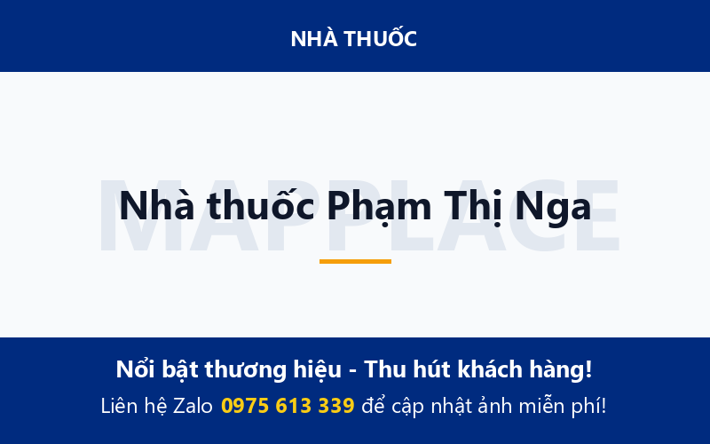 Nhà thuốc Phạm Thị Nga