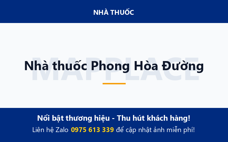 Nhà thuốc Phong Hòa Đường