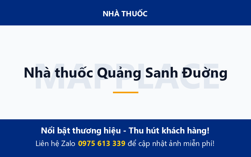 Nhà thuốc Quảng Sanh Đuờng