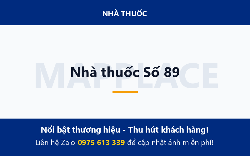 Nhà thuốc Số 89