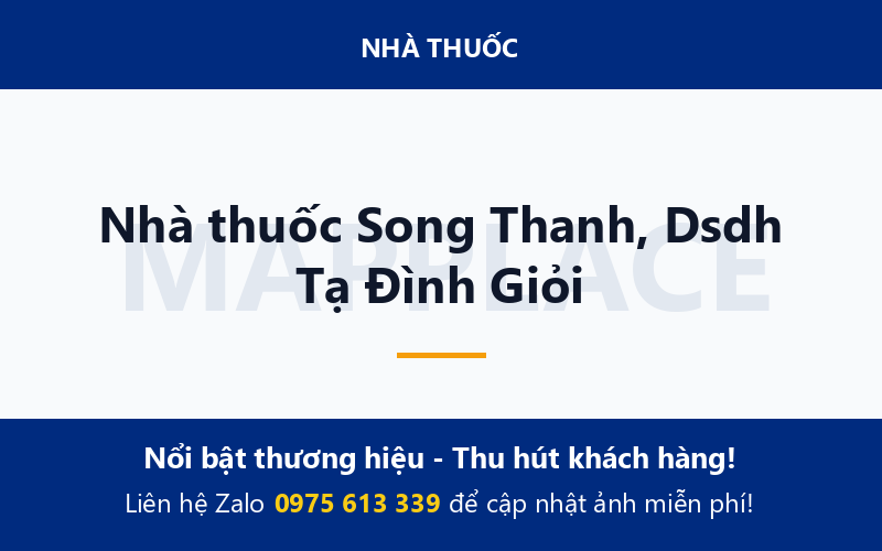 Nhà thuốc Song Thanh, Dsdh Tạ Đình Giỏi