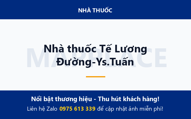 Nhà thuốc Tế Lương Đường-Ys.Tuấn