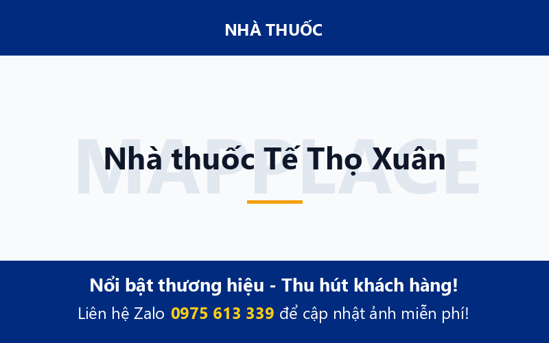 Nhà thuốc Tế Thọ Xuân