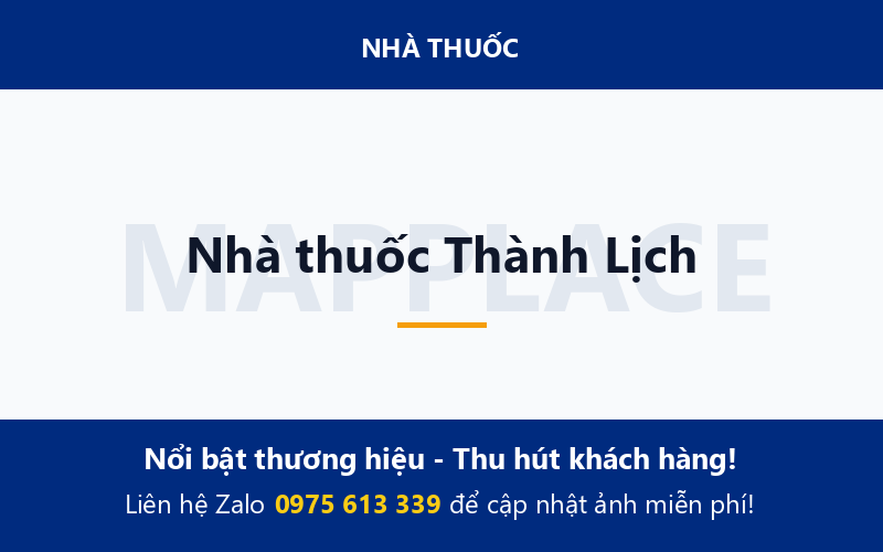 Nhà thuốc Thành Lịch