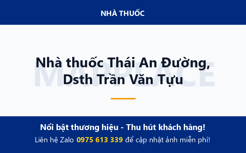 Nhà thuốc Thái An Đường, Dsth Trần Văn Tựu