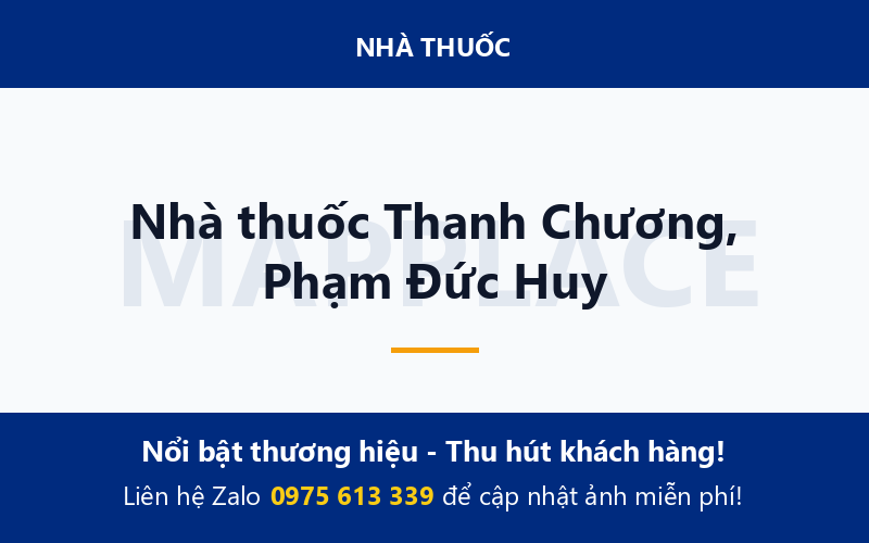 Nhà thuốc Thanh Chương, Phạm Đức Huy
