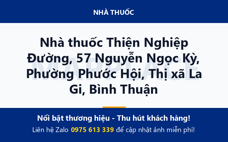 Nhà thuốc Thiện Nghiệp Đường, 57 Nguyễn Ngọc Kỳ, Phường Phước Hội, Thị xã La Gi, Bình Thuận