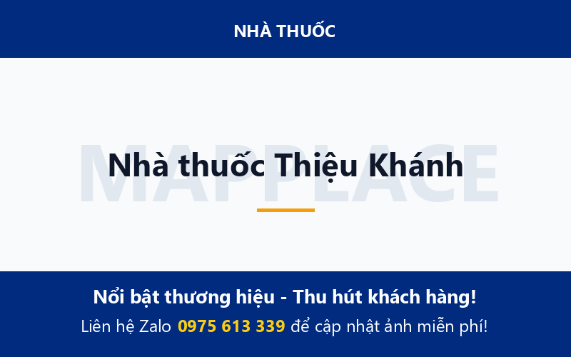 Nhà thuốc Thiệu Khánh