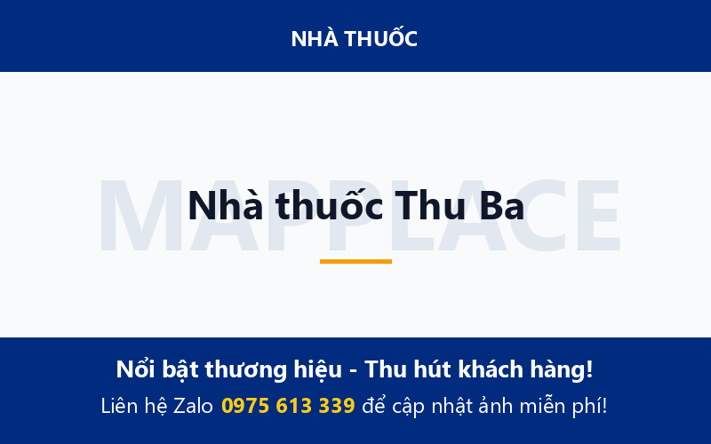 Nhà thuốc Thu Ba