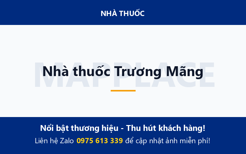Nhà thuốc Trương Mãng
