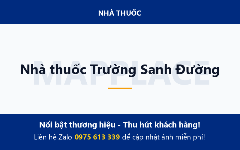 Nhà thuốc Trường Sanh Đường