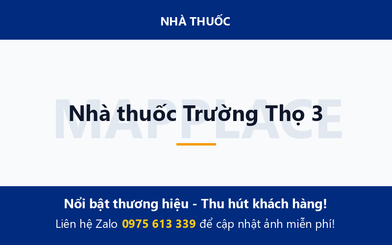 Nhà thuốc Trường Thọ 3