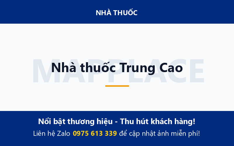 Nhà thuốc Trung Cao