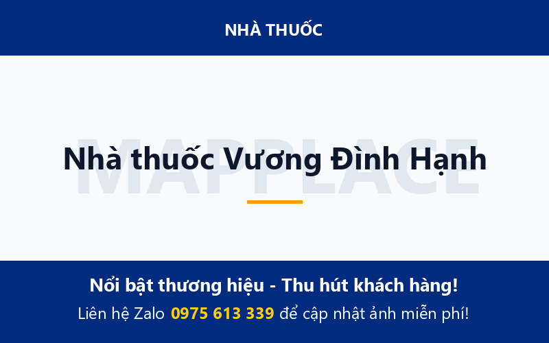 Nhà thuốc Vương Đình Hạnh