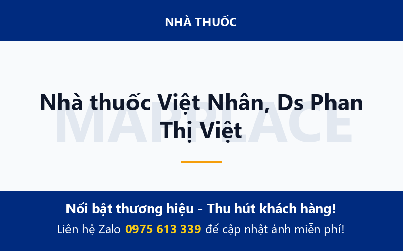 Nhà thuốc Việt Nhân, Ds Phan Thị Việt