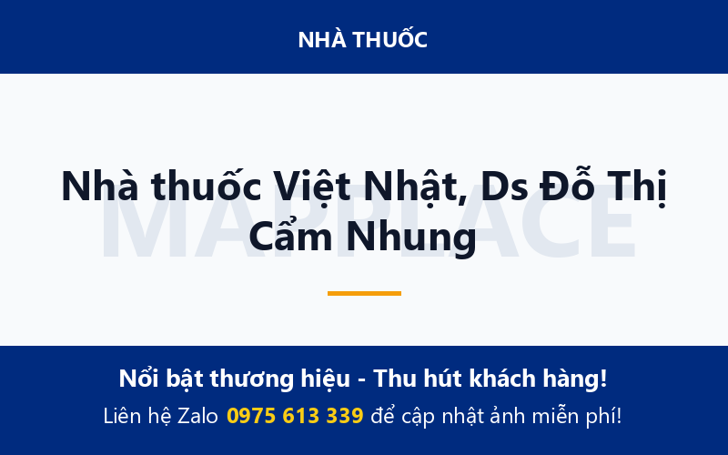 Nhà thuốc Việt Nhật, Ds Đỗ Thị Cẩm Nhung